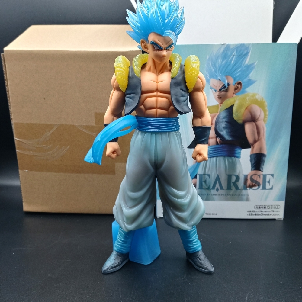 FIRM PRICE-New OPEN BOX dragonball super banpresto SSG gogeta figure